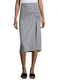 Tibi - Slim Shirred Skirt at Saks Fifth Avenue