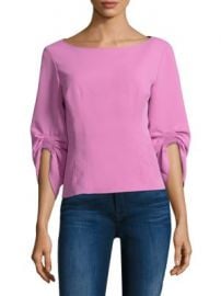 Tibi - Twill Corset Top at Saks Fifth Avenue