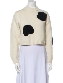 Tibi Animal Print Knit Sweater at The Real Real