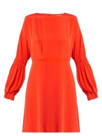 Tibi Balloon sleeved silk crepe dress at Matches