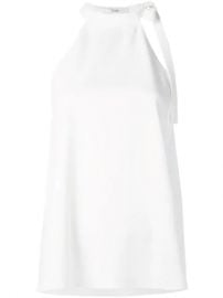 Tibi Chalky Draped Halter Neck Top - Farfetch at Farfetch