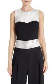 Tibi Colorblock Corset Top at Nordstrom