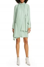 Tibi Modern Drape Long Sleeve Dress   Nordstrom at Nordstrom