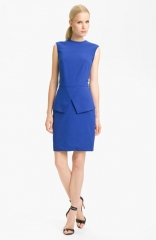 Tibi Peplum Ponte Dress at Nordstrom