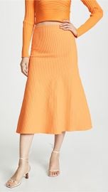 Tibi Ribbed Skirt at Shopbop