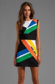 Tibi Transit Print Dress at Revolve