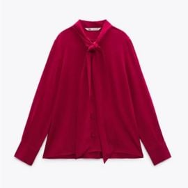Tie Blouse at Zara