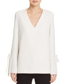 Tie-Detail Flare-Cuff Top by Dylan Gray at Bloomingdales