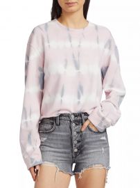 Tie-Dye Boxy Sweatshirt at Saks Fifth Avenue