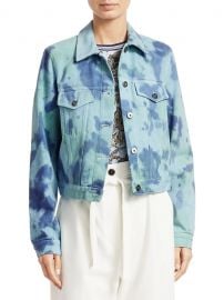 Tie-Dye Denim Jacket at Saks Off 5th