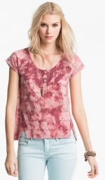 Tie Dye Eyelet tee by Free People at Nordstrom at Nordstrom