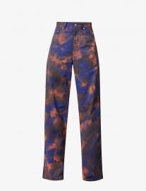 Tie-Dye Print Baggy Woven Trousers by Fenty at Selfridges