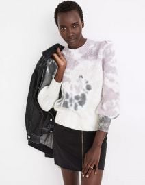 Tie Dye Puff Sleeve Sweater at Madewell