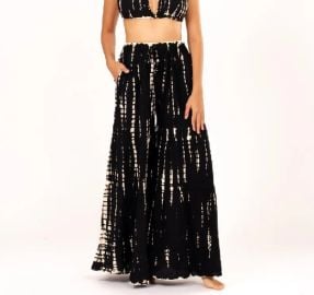 Tie Dye Rayon Wide Leg Pants: Boho Festival Style at Etsy