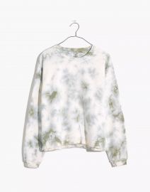 Tie-Dye Resourced Cotton Swing Sweatshirt at Madewell