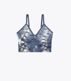 Tie-Dye Seamless Long Bralette at Tory Burch