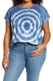 Tie Dye Shoulder T-Shirt at Nordstrom