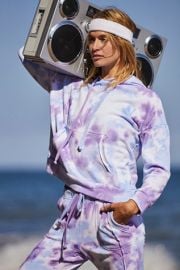 Tie-Dye Work It Out Hoodie at Free People