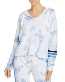 Tie-Dyed Raw-Hem Hoodie at Bloomingdales