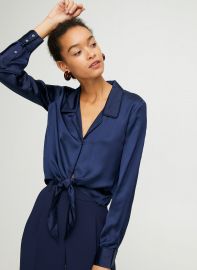 Tie-Front Blouse at Aritzia