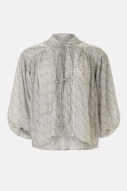 Tie Front Blouse by BOSS Rent the Runway at Rent the Runway