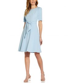 Tie-Front Dress by Adrianna Papell at Macys