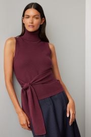 Tie Front Turtleneck Top by TOCCIN X RTR Rent the Runway at Rent the Runway