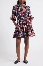Tie Neck Tiered Dress at Nordstrom Rack