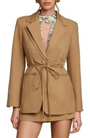Tie Waist Cutaway Blazer at Nordstrom