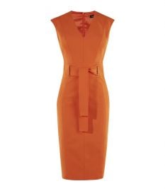 Tie Waist Pencil Dress at Karen Millen