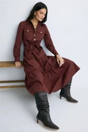 Tie Waist Shirt Dress by Derek Lam 10 Crosby x RTR Rent the Runway at Rent the Runway