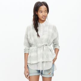 Tie Waist Wrap Shirt at Madewell