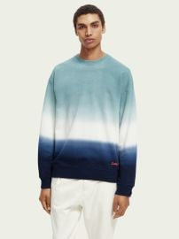 Tie-dye felpa crewneck sweatshirt Sweats Men Clothing at Scotch Soda at Scotch and Soda