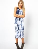 Tie dye midi dress at ASOS at Asos