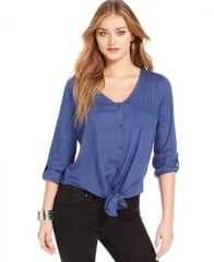 Tie front shirt by Jessica Simpson at Macys