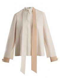 Tie neck blouse by Fendi at Matches