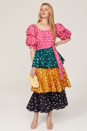 Tiered Polka Dot Dress by Busayo Collective for 60 Rent the Runway at Rent the Runway