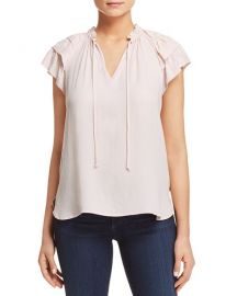 Tiered Ruffle Sleeve Top at Bloomingdales