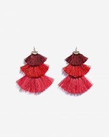 Tiered Tassel Drop Earrings at Express