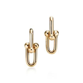 Tiffany HardWear Large Link Earrings in Yellow Gold Tiffany Co at Tiffany and Co