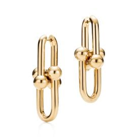 Tiffany HardWearExtra Large Link Earrings in Yellow Gold Tiffany amp Co US at Tiffany Hardwear