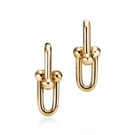 Tiffany HardWearLarge Link Earrings in Yellow Gold Tiffany amp Co US at Tiffany and Co