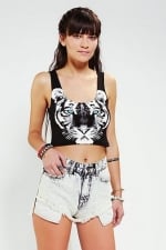 Tiger Eyes bra top by Out from Under at Urban Outfitters