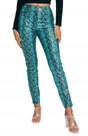 Tiger Mist Pearl Snake Print Faux Leather Pants   Nordstrom at Nordstrom