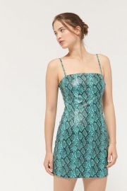 Tiger Mist Viper Snake Print Mini Dress at Urban Outfitters