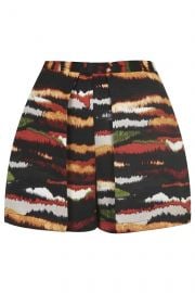 Tiger Print Skort at Topshop