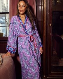 Tiger Queen - Satin Robe - Amethyst curated on LTK at Print Fresh