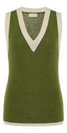 Tigris Ribbed-Knit Wool-Blend Vest By Dries Van Noten at Moda Operandi