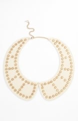 Tildon Studded Collar Necklace in cream at Nordstrom