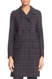 Tile Check Long Jacket by Theory at Nordstrom Rack